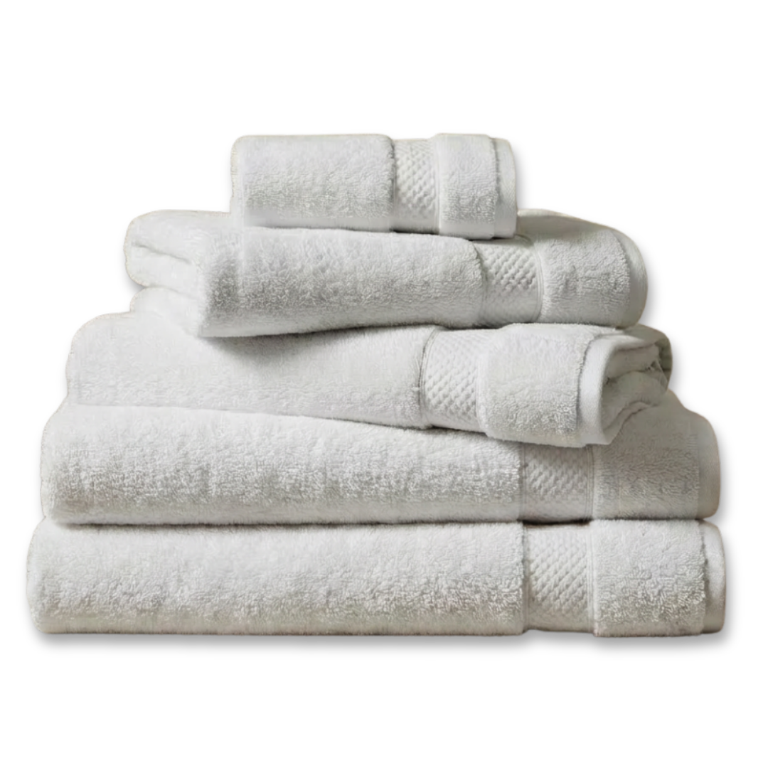 מגבת מכותנה סרוקה דגם Nuvola Soft Grey